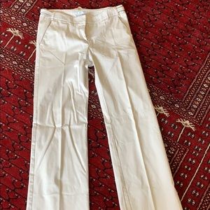 Mango cream white trousers size 6 bought in Paris